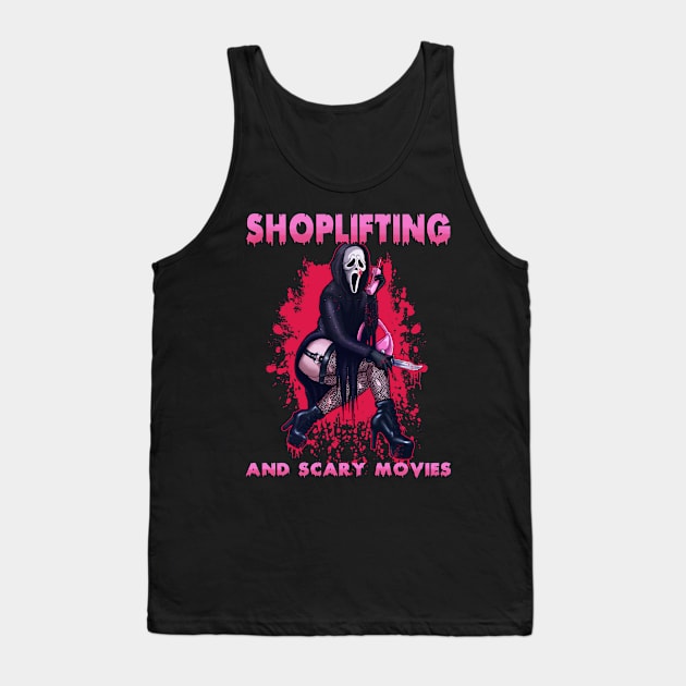 Shoplifting and scary movies Tank Top by Alien Ink